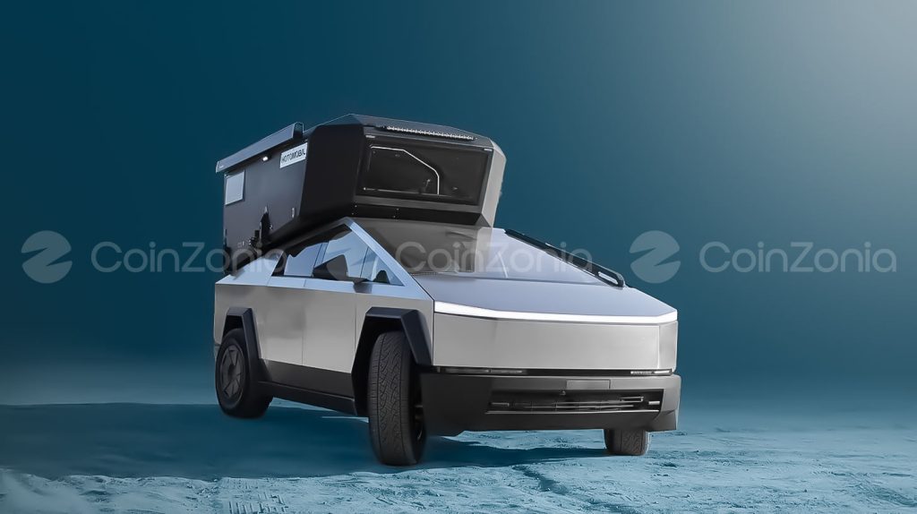 Hotomobil, Bitcoin Konferansı’nda Cybertruck için geliştirdiği karavanı tanıttı
